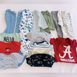 15 piece baby boy bundle Size 3-6 months